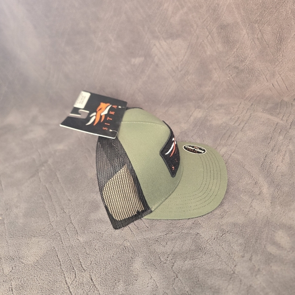 Sitka Icon Trucker Hat Snapback Green Black Adult. - Picture 3 of 5